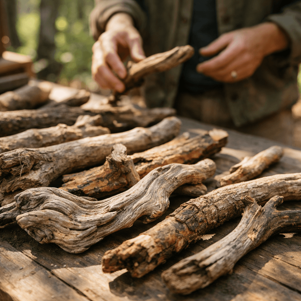Foraging for Frame Wood